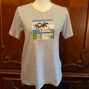 "Nick & Sarah: Striped Tee